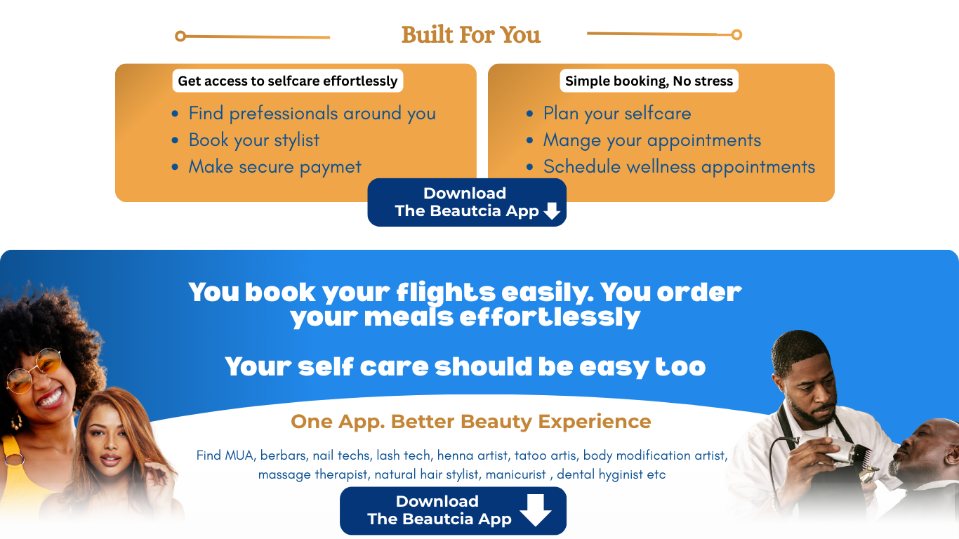 booking app. nail tech . lash tech