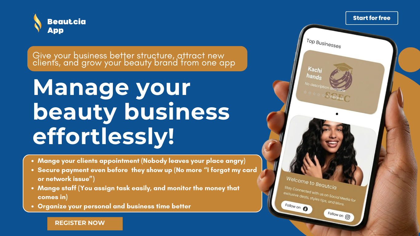 booking app. manage beauty business. organize clients better